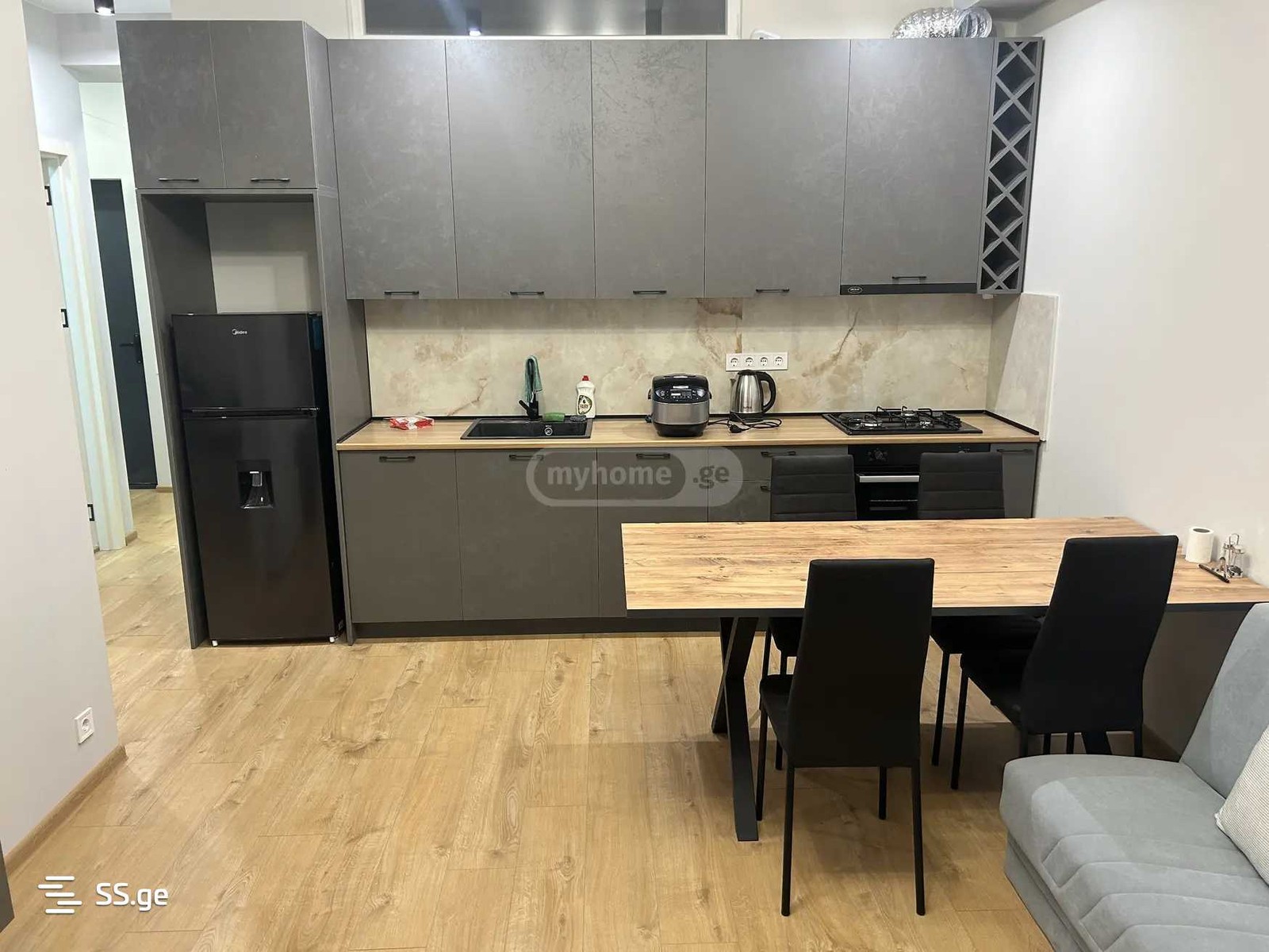 chkondideli st. . - 3 rooms
