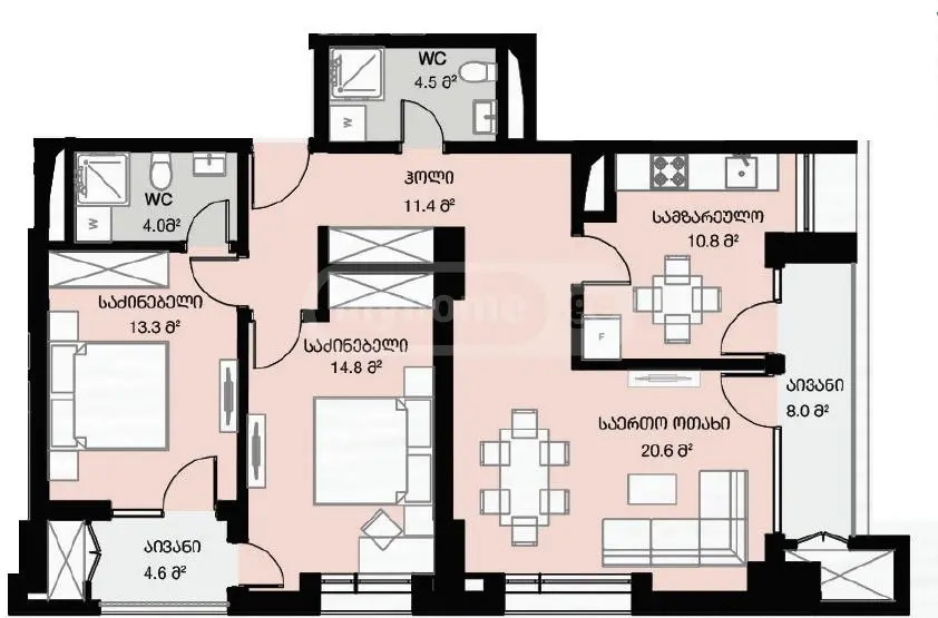 Spring st. 4a - 3 rooms
