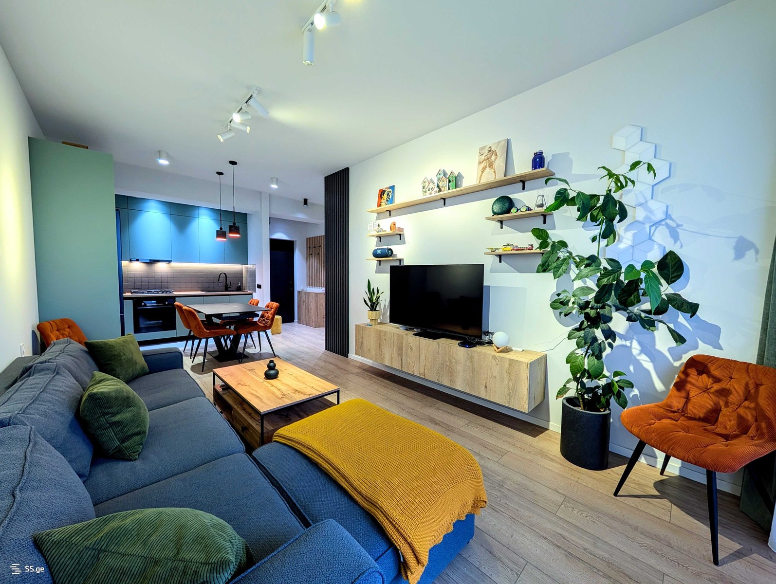 Politkovskaya St (jikia st.) 2ბ - 2 rooms