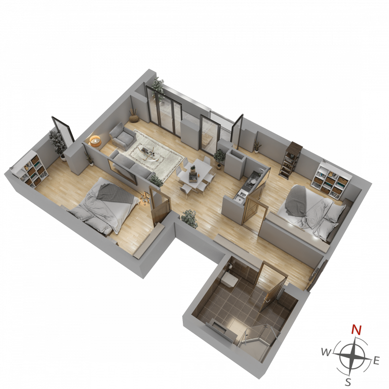 I Microdistrict - Gldani - 3 rooms