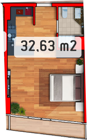 Lech and Maria Kaczynski street 8 - 1 rooms