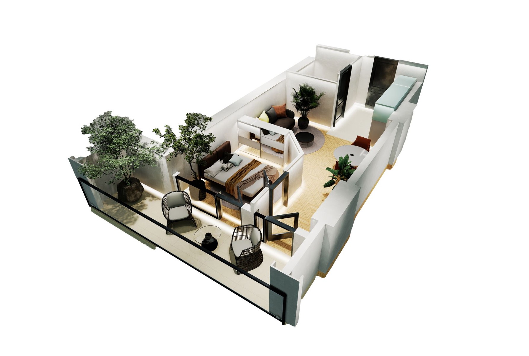Angis st. 1st lane 76 - 2 rooms
