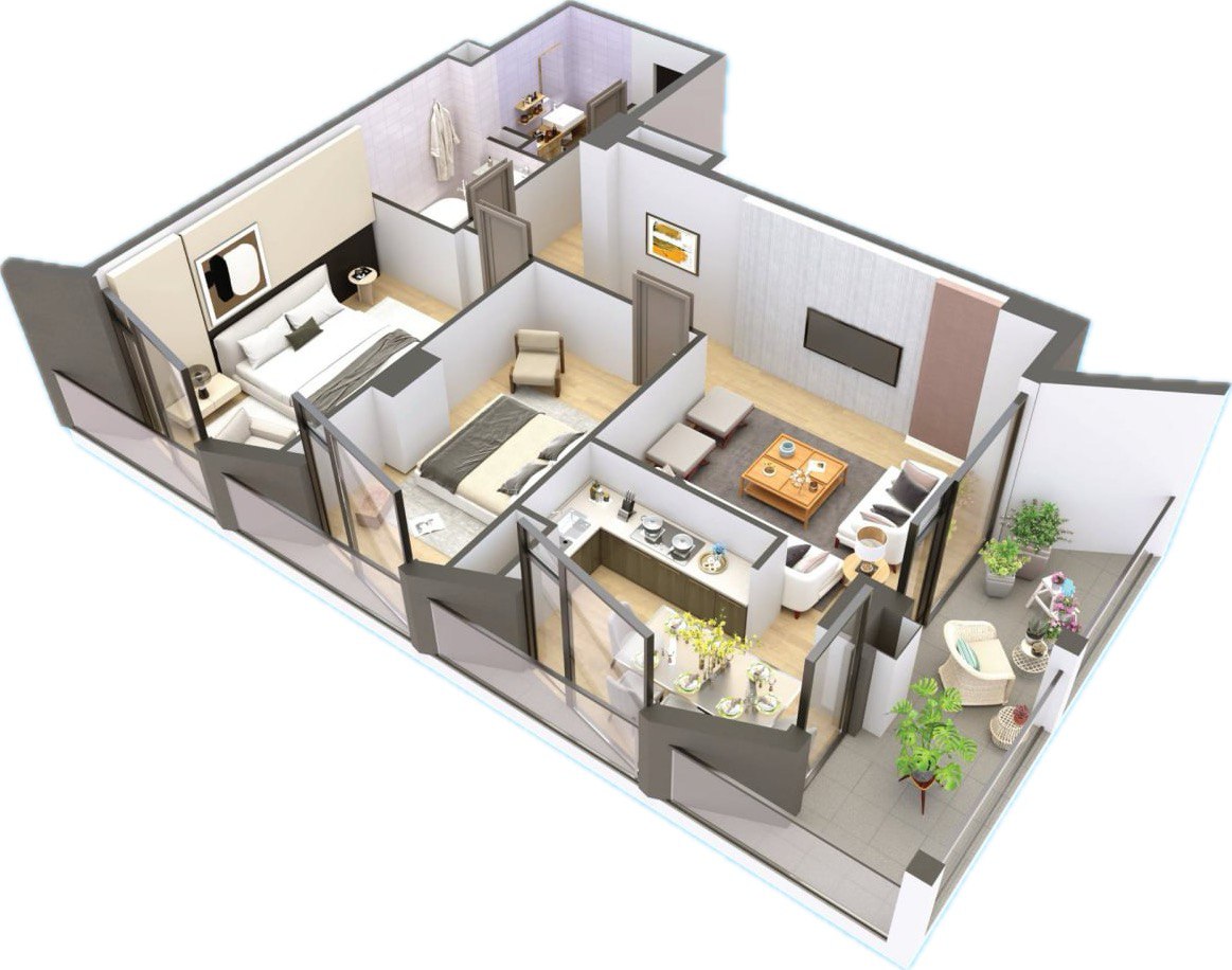 Politkovskaya St (jikia st.) 12 - 3 rooms