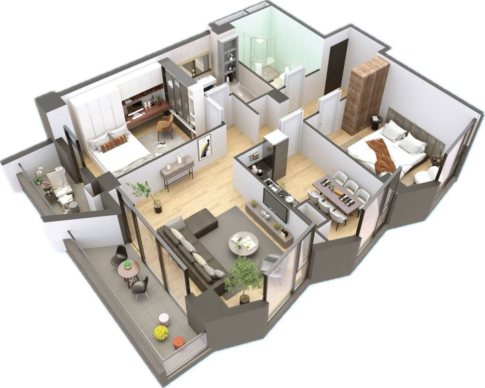 Politkovskaya St (jikia st.) 12 - 4 rooms