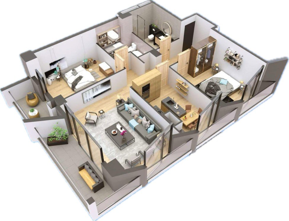 Politkovskaya St (jikia st.) 12 - 4 rooms