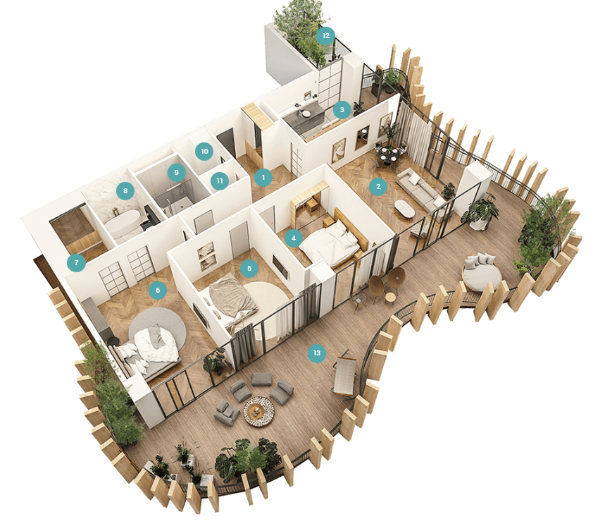i. chavchavadze avenue 31 - 4 rooms