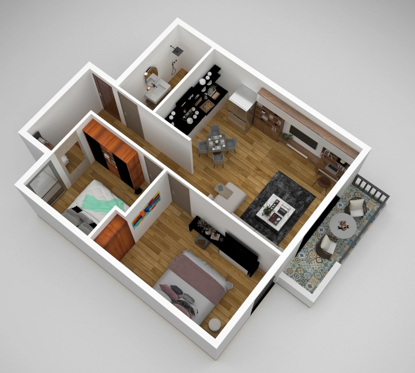 II Microdistrict - Varketili - 3 rooms