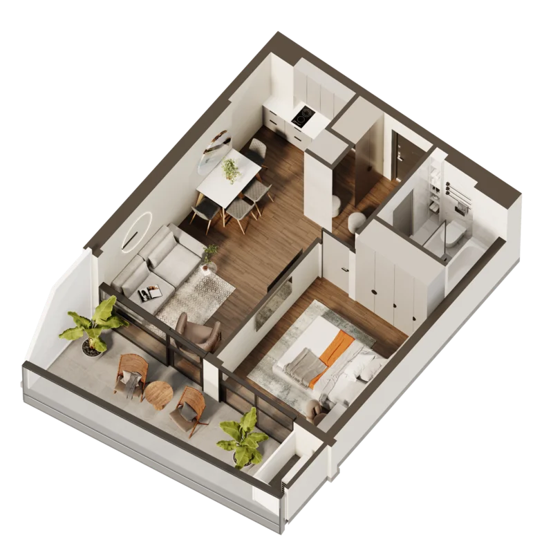 Seaside St. 6ა - 2 rooms