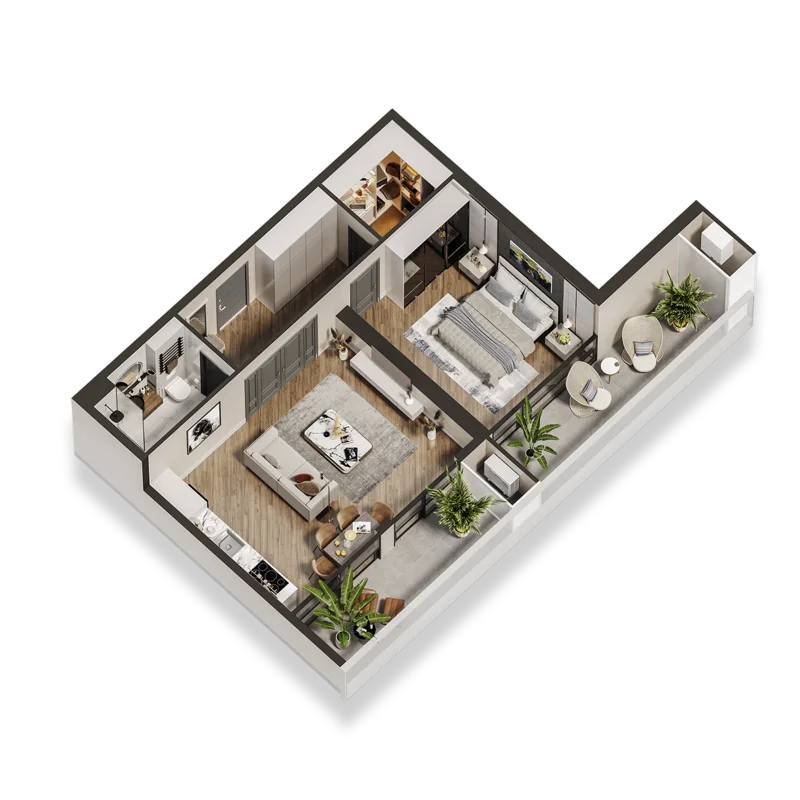 Seaside St. 6ა - 2 rooms