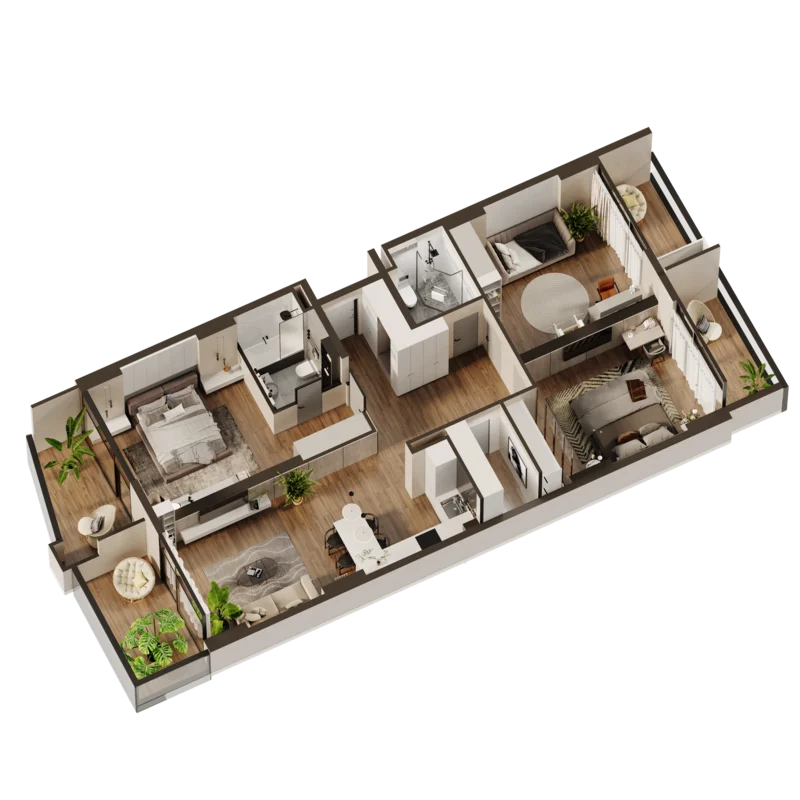 Seaside St. 6ა - 4 rooms