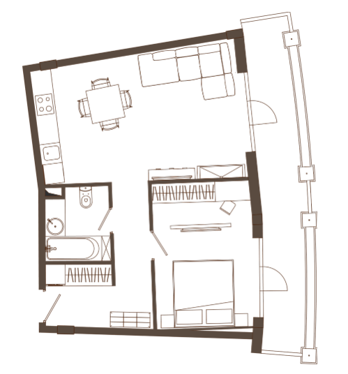 Batumi - 2 rooms