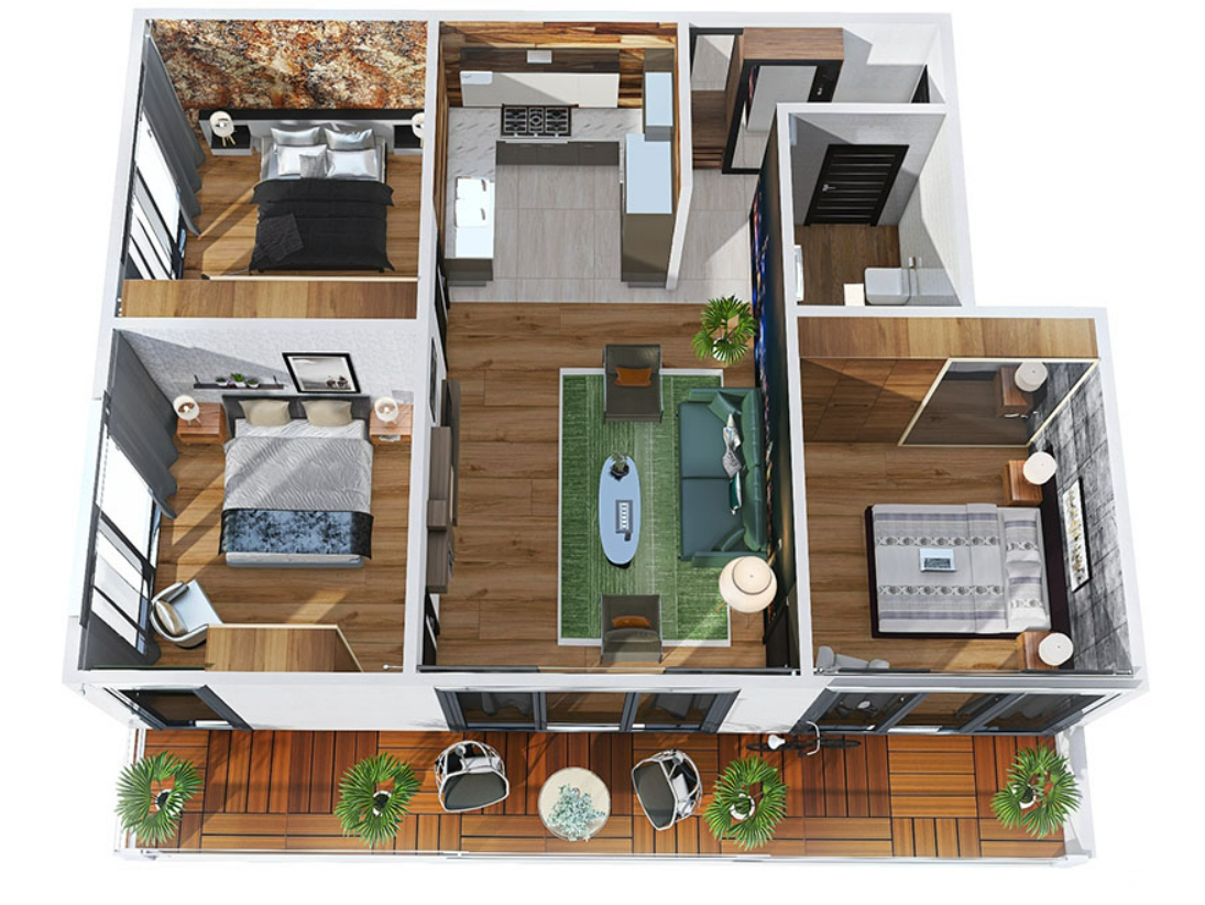 J. Shartava st. 30 - 4 rooms