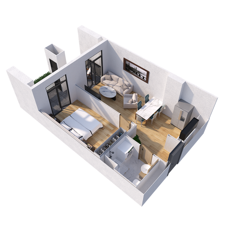 universiteti st. 16 - 2 rooms
