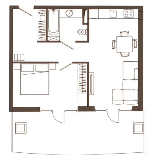 Batumi - 2 rooms