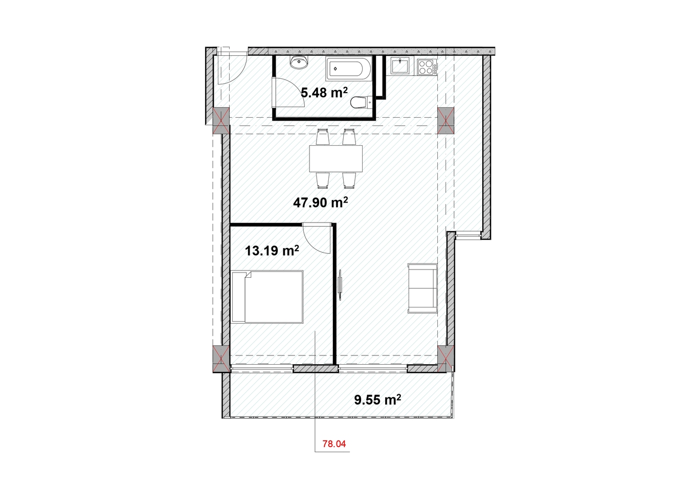 Giorgi Saakadze II Ln 6 - 3 rooms