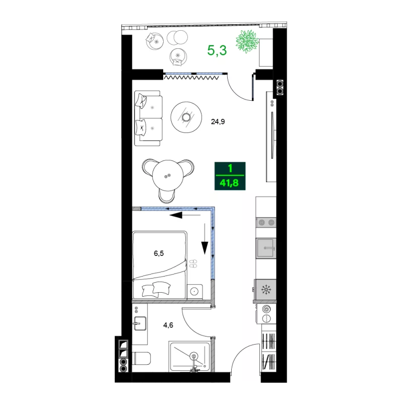 Batumi - 2 rooms