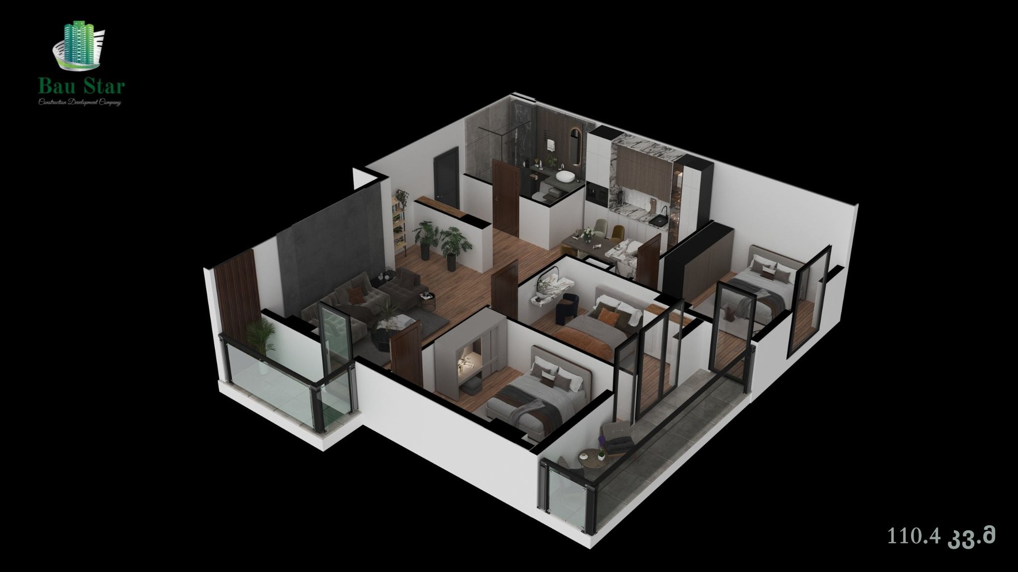 Block III - Digomi massive - 4 rooms