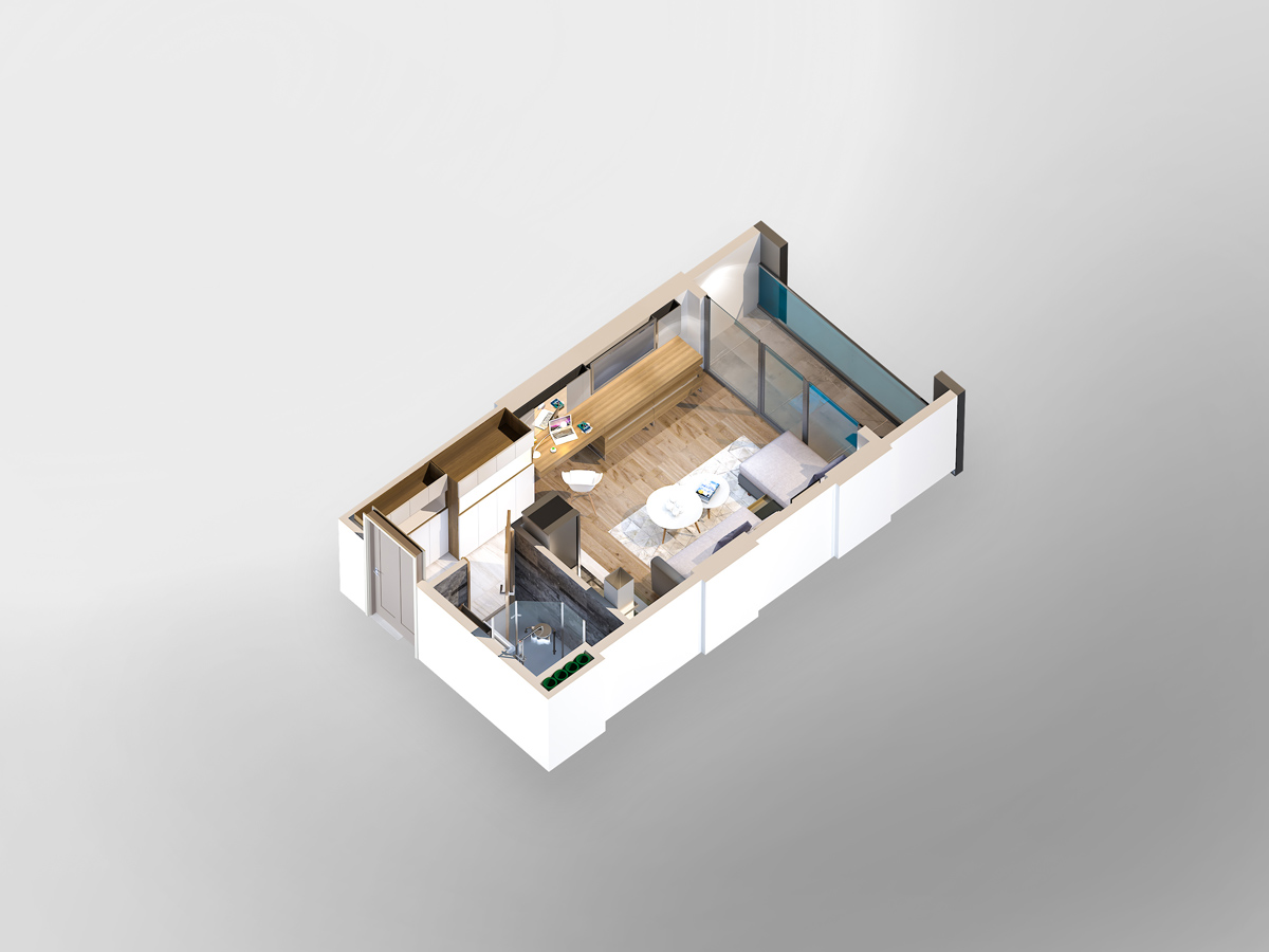 12 - 1 rooms
