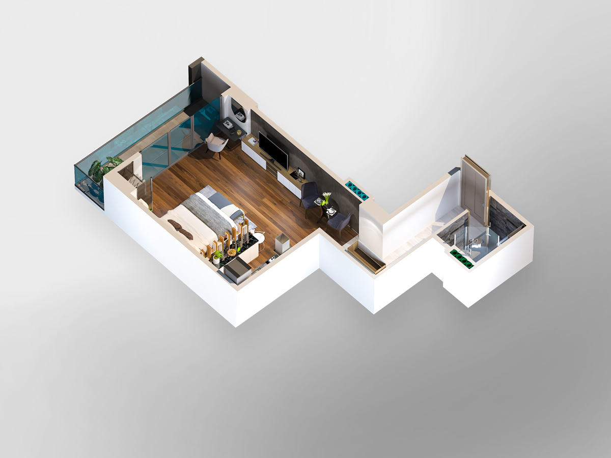 12 - 1 rooms