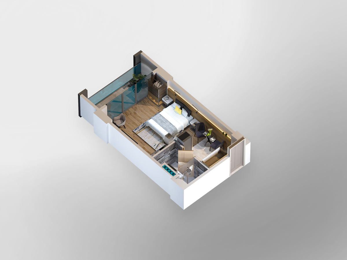 12 - 1 rooms