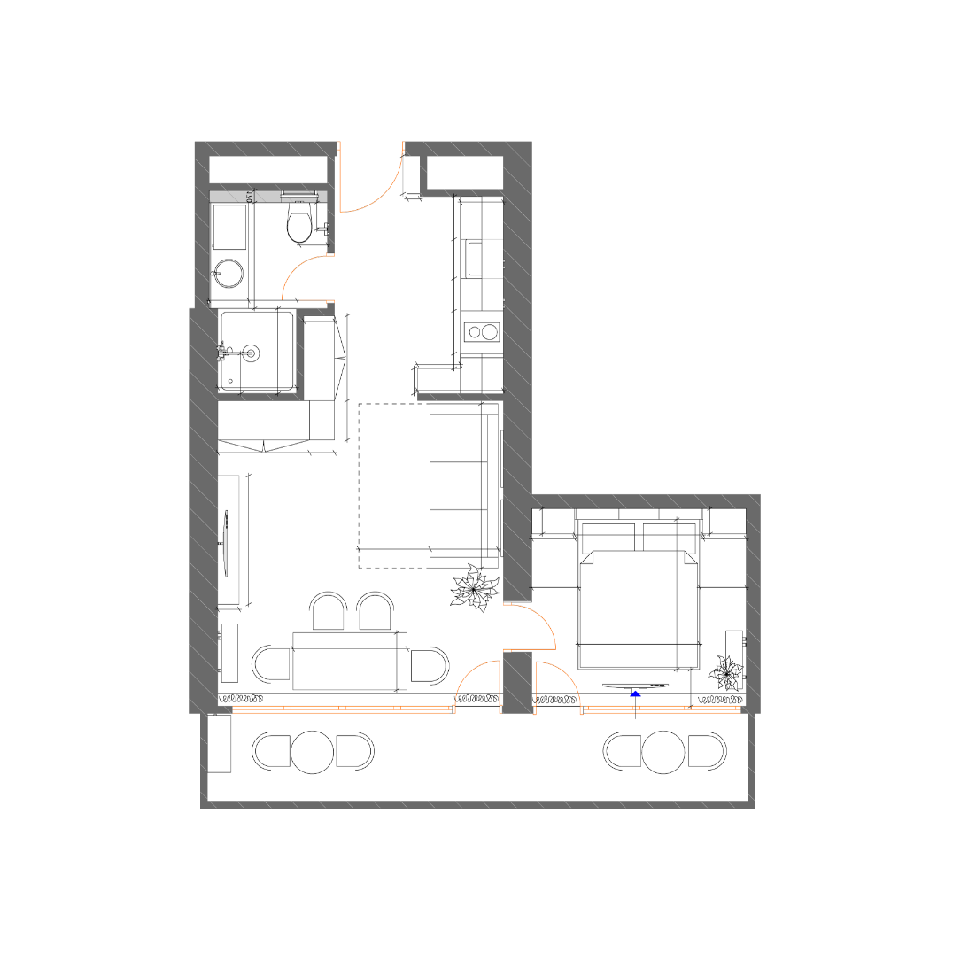 53 - 2 rooms
