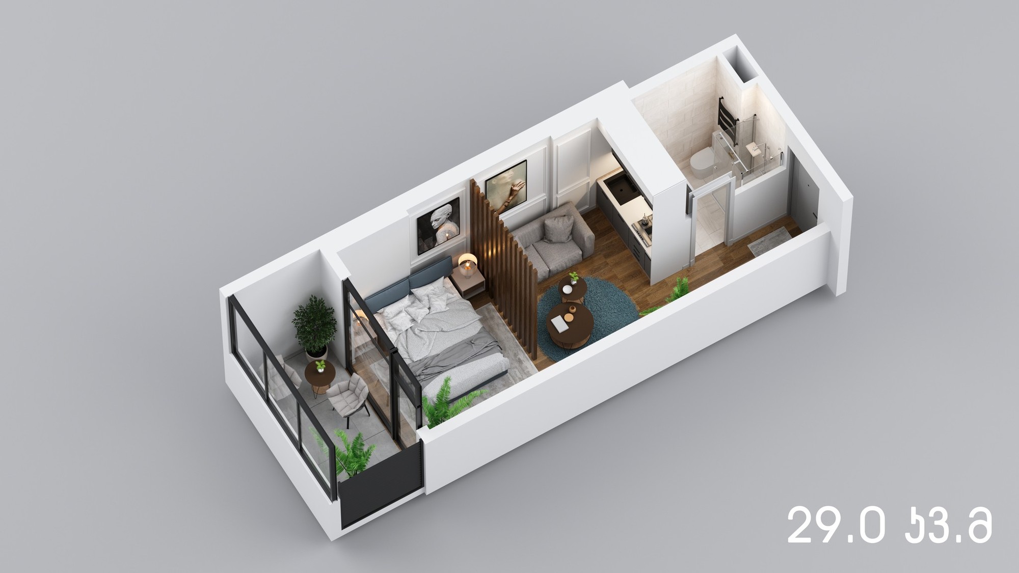 20 - 1 rooms