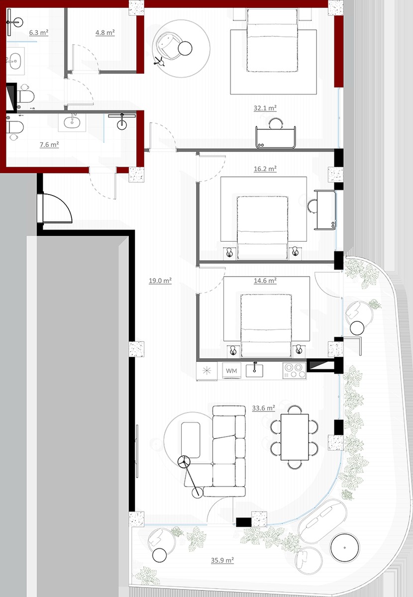 Giorgi Danelia st. 57 - 4 rooms