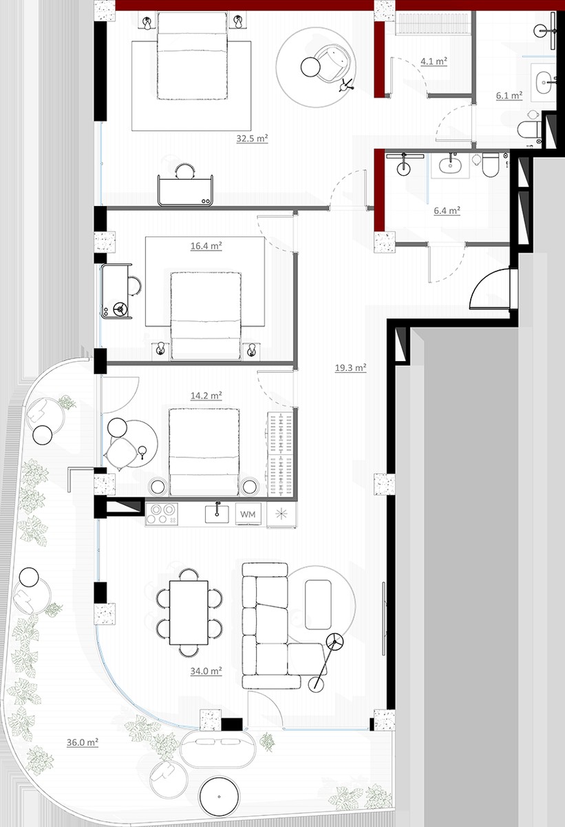 Giorgi Danelia st. 57 - 4 rooms