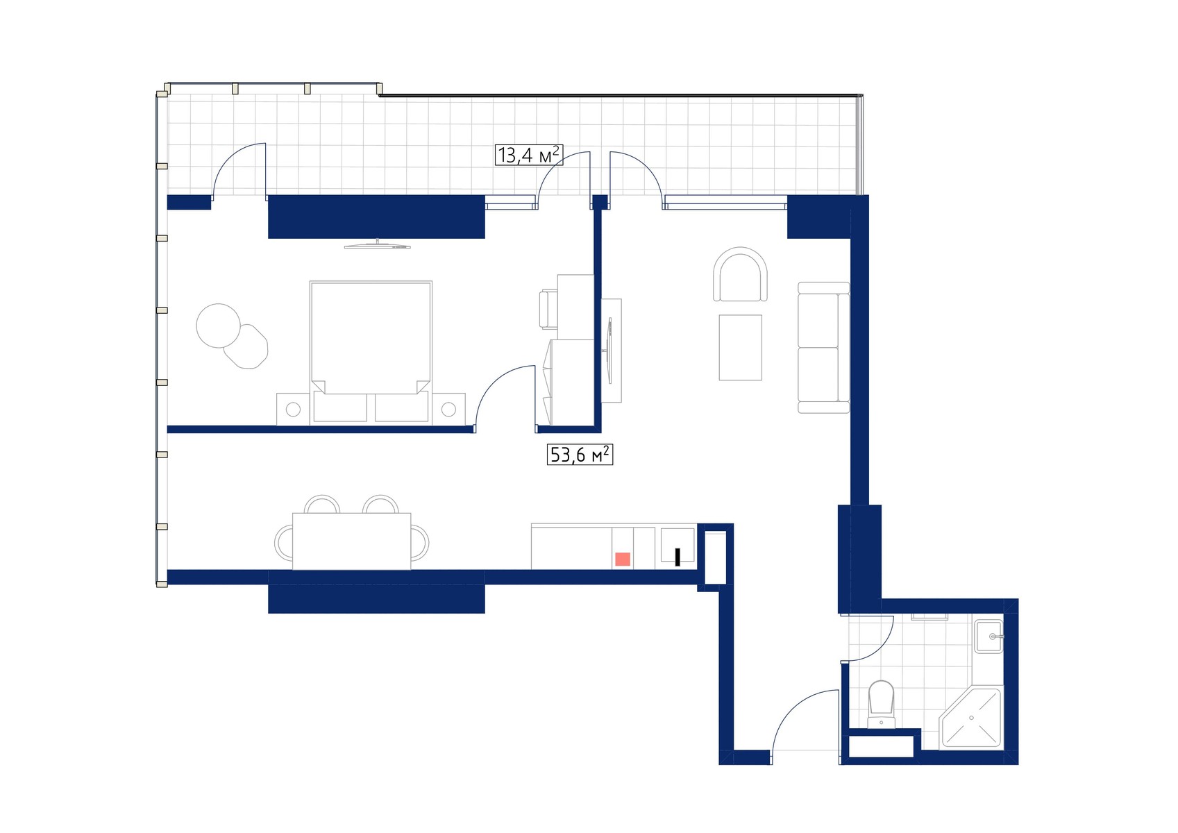J. Shartava st. 18 - 2 rooms