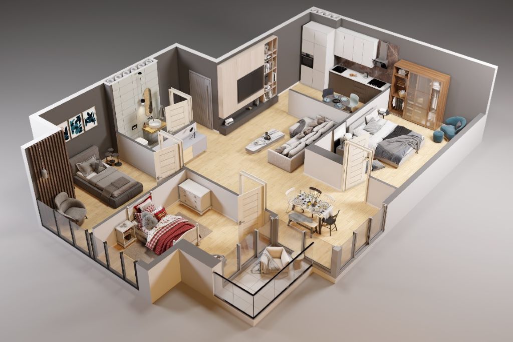 Bagrationi str. 169 - 4 rooms