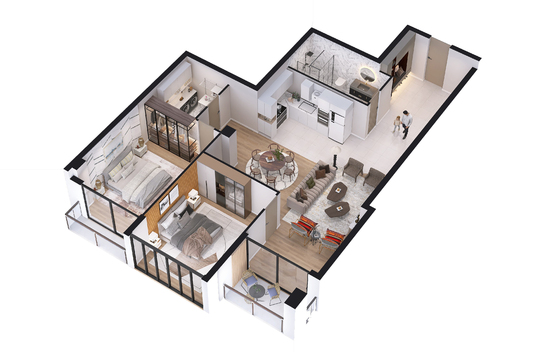 Giorgi Saakadze II Ln 6 - 3 rooms