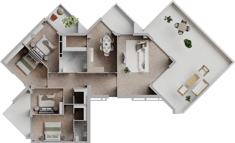 universiteti st. 2 - 5 rooms