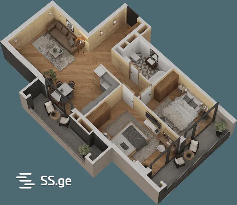 I kheivani st. - 3 rooms