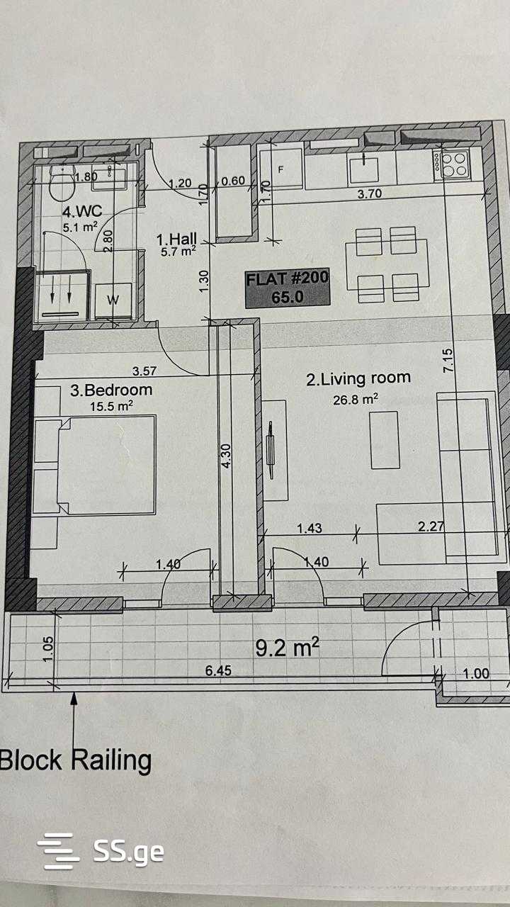 mirckhulava st. - 2 rooms