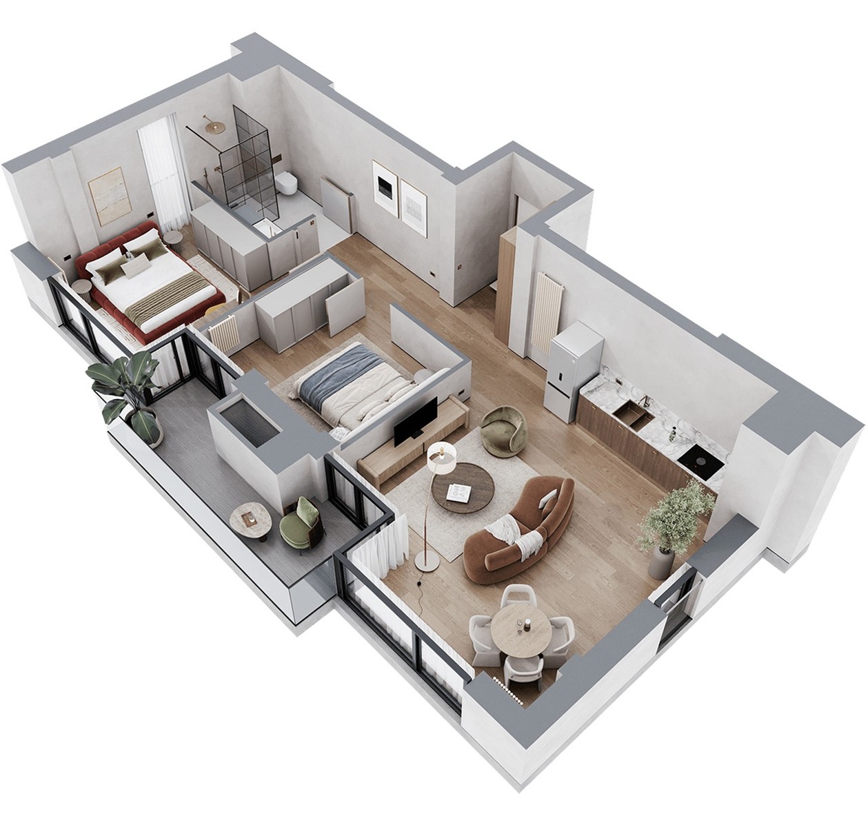 Giorgi Danelia st. - 3 rooms