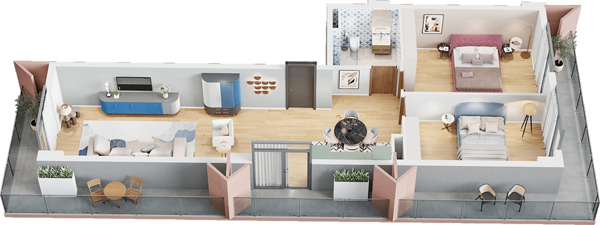 sarajishvili st. 36 - 3 rooms