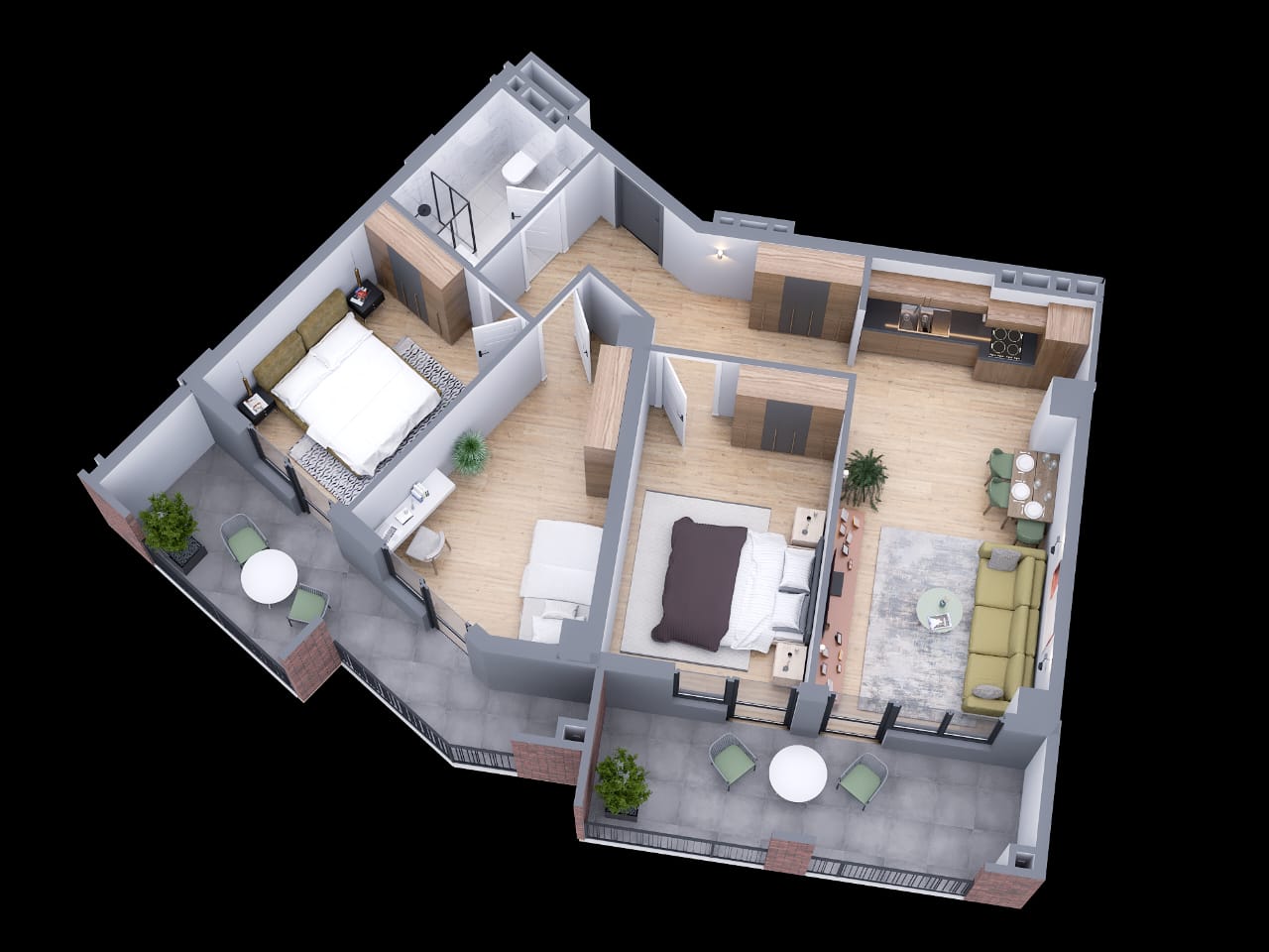 Kindzmarauli Lane II 17 - 3 rooms