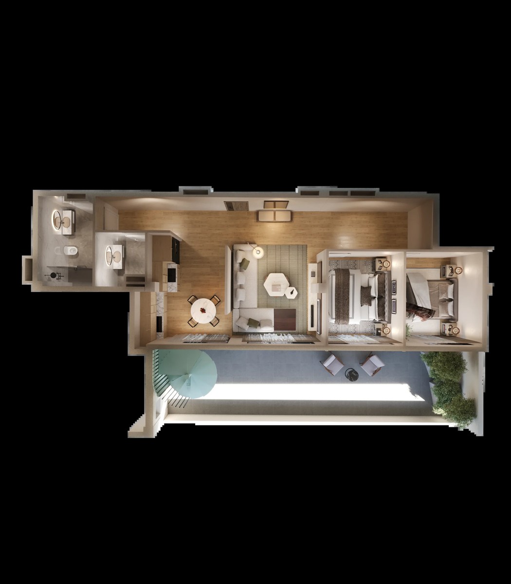 tskneti hwy 40 - 3 rooms