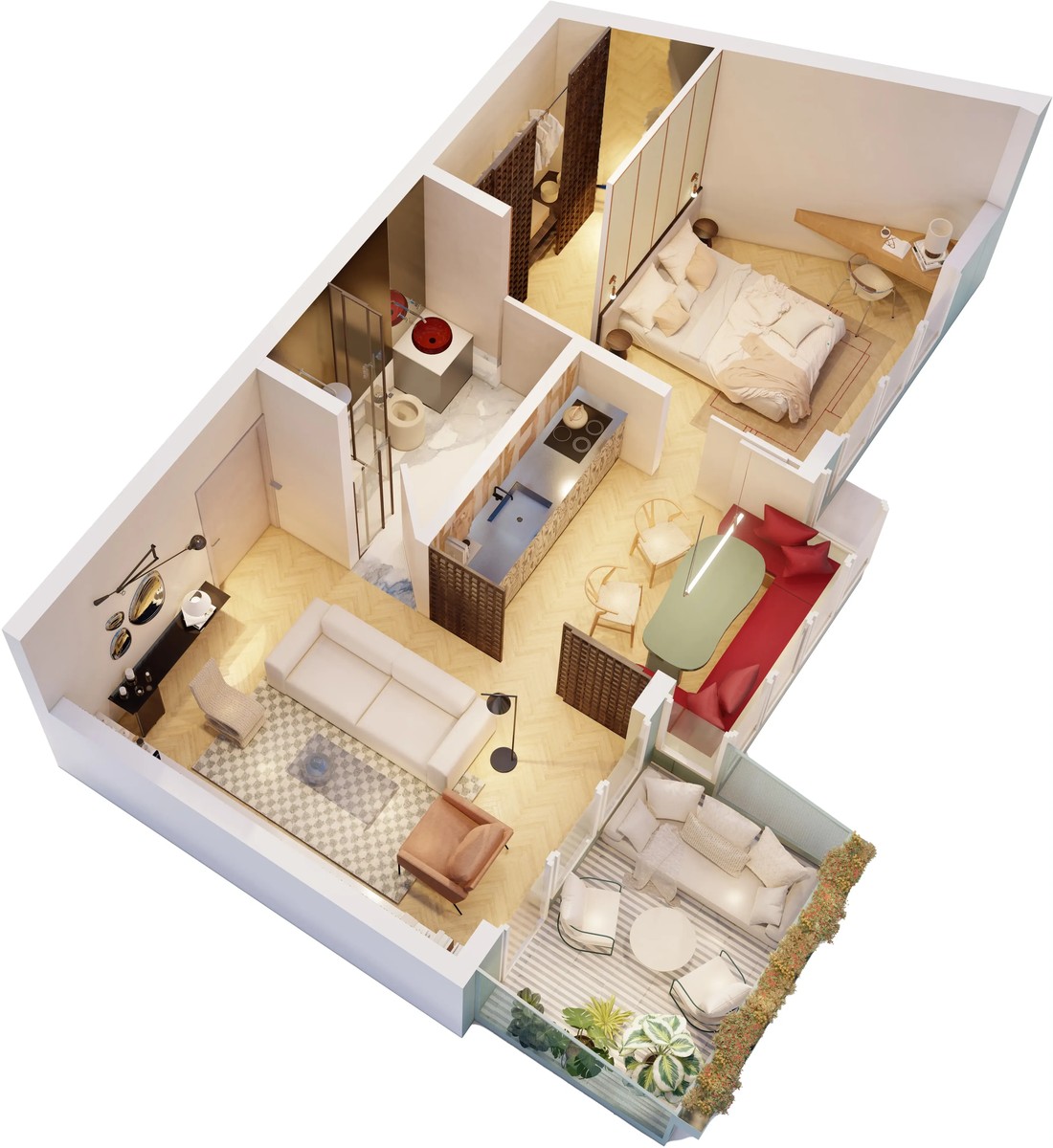 tvalchrelidze st. 8 - 2 rooms