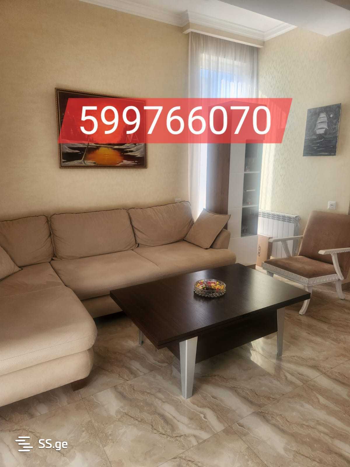 dumbadze ave 4ბ,29ბ.კორპ. - 3 rooms