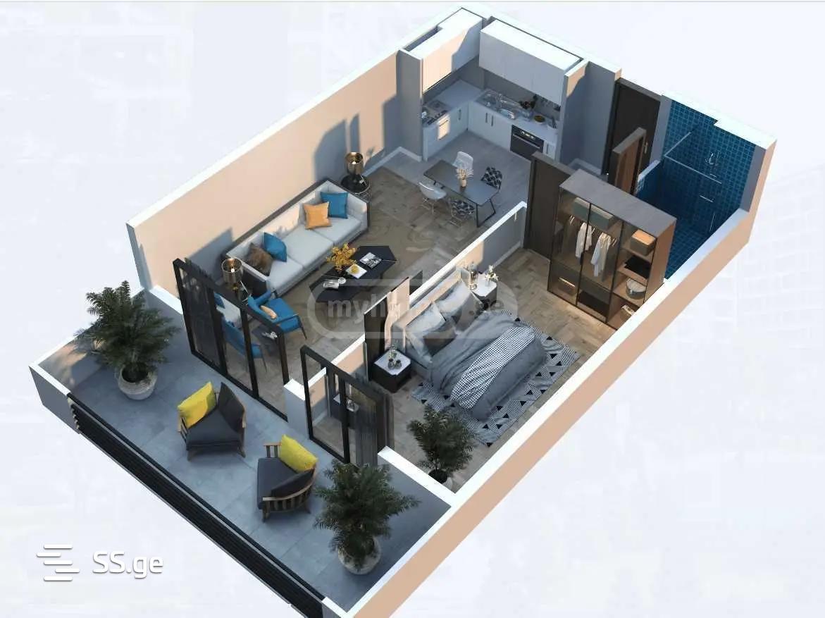 nadikvari st. - 2 rooms