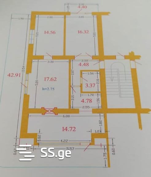 Old Batumi District - 4 rooms