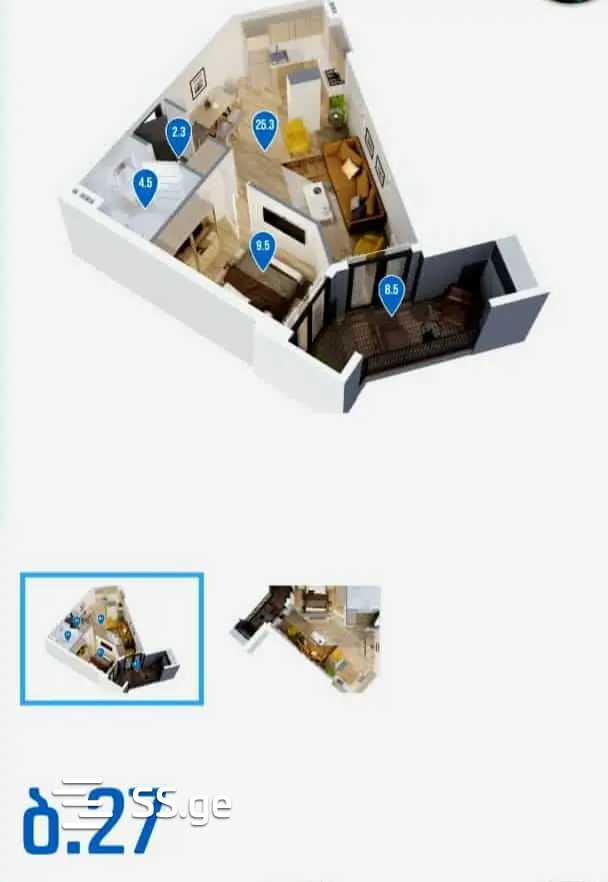 Teimurazi st. - 2 rooms