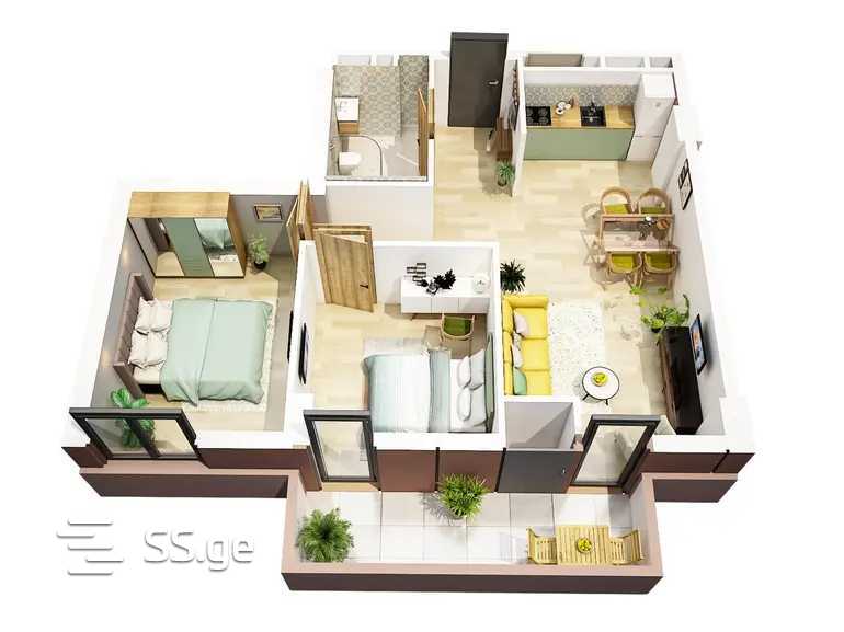 A.Tabidze st. 43 - 3 rooms