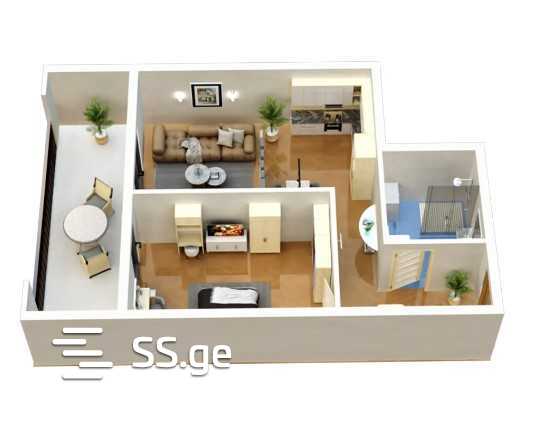 B. Zghenti St. - 2 rooms