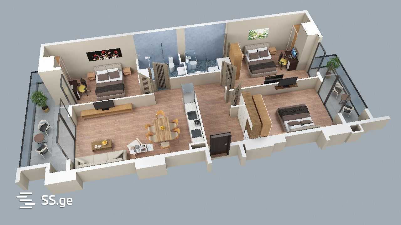 Old Batumi District - 4 rooms