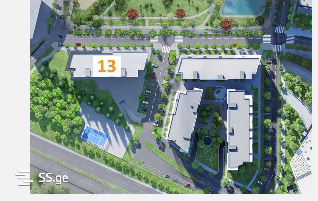 Marshal Archil Gelovani Ave. - 2 rooms