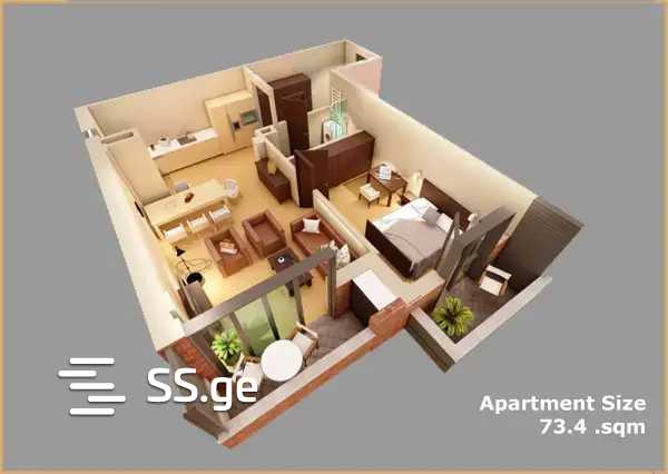 shatberashvili st. - 2 rooms