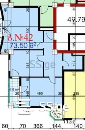 Bagrationi District - 3 rooms