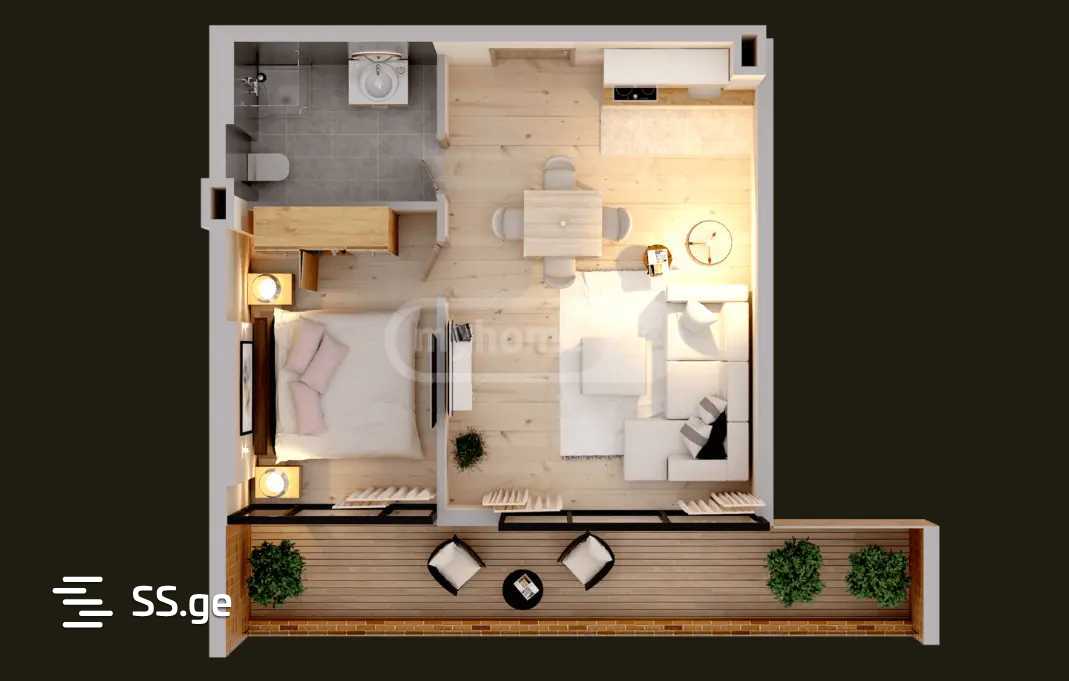 GR. Lortkipanidze st. - 2 rooms